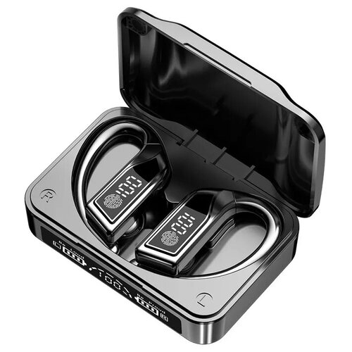 Действительно беспроводные наушники MBRIDGE Q8 TWS Bluetooth V52 версия Deluxe c водонепроницаемым светодиодным дисплеем и шумоподавлением - черные 128000₽