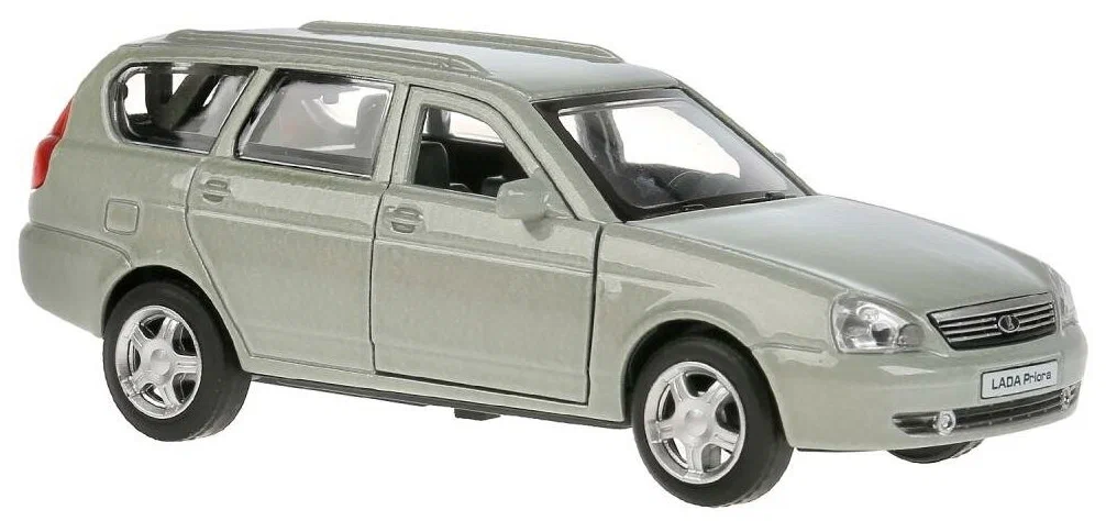 Машинка ТЕХНОПАРК Lada Priora 2171 PRIORAWAG-12-BN 1:35 13 см