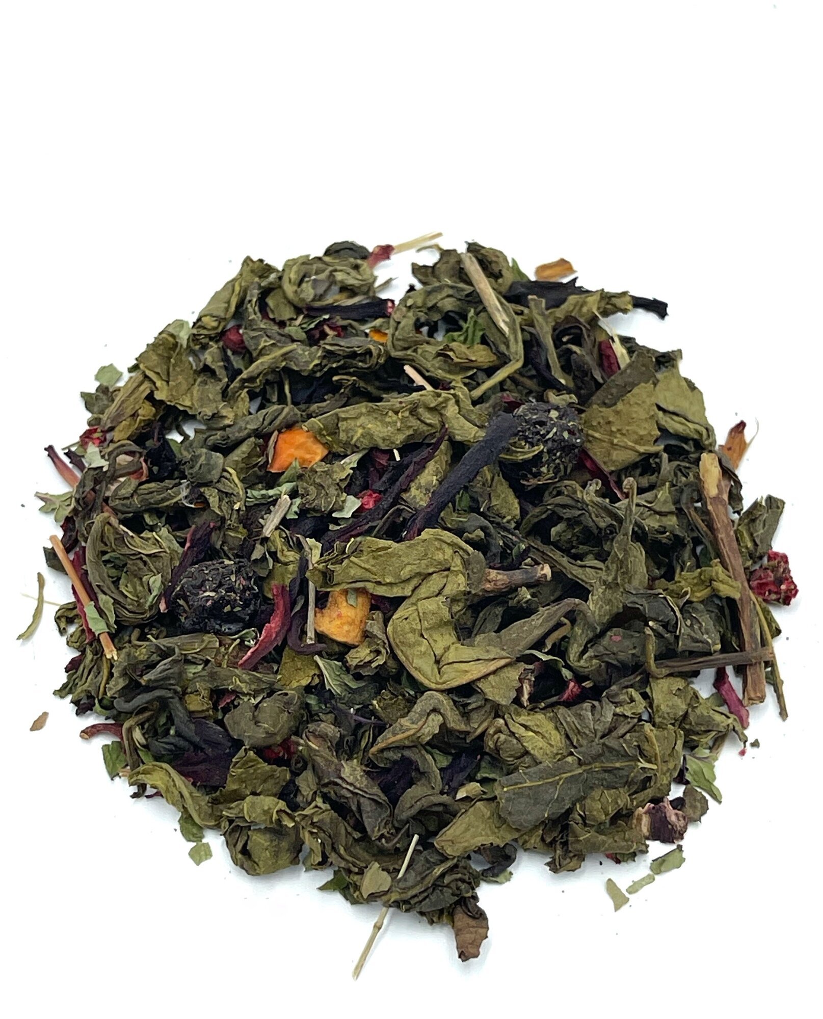 Восточная Лавка Настоящий Листовой, Рассыпной Традиционный Китайский Чай "Малина-Мята" 50 гр.