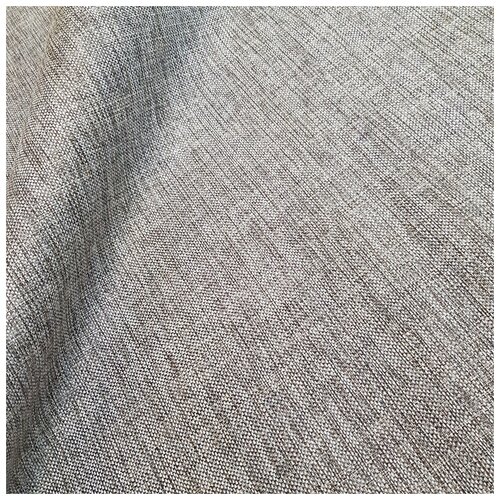 Ткань Рогожка-средняя, однотонная, цвет: Серый, отрез - 1 м (20-13) (Ткань для шитья, для мебели)