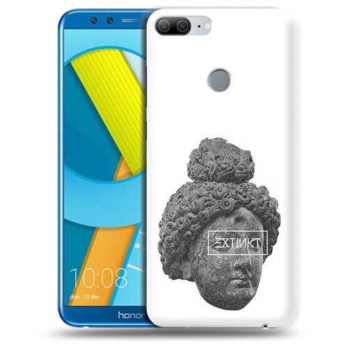 Чехол задняя-панель-накладка-бампер MyPads каменное лицо девушки для Huawei Honor 9 Lite (LLD-AL00) противоударный
