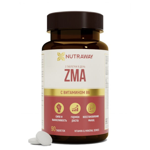 ZMA витаминный комплекс NUTRAWAY 90 таблеток