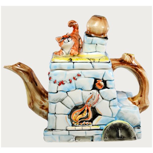 Чайник заварочный фарфоровый Печка 680мл 7644₽