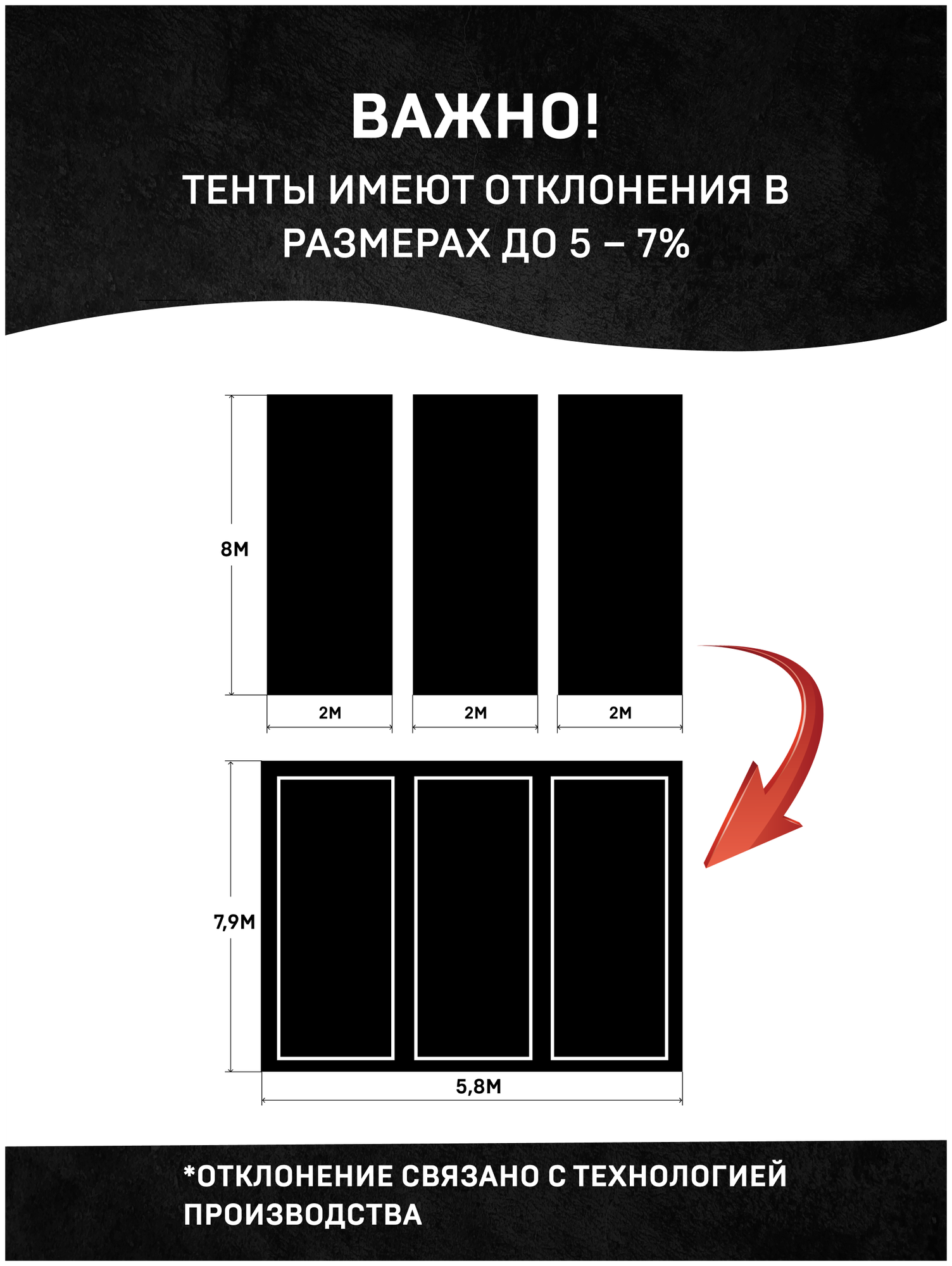 Тент-брезент Усиленный 5х6 м 230г/м2 тарпаулин (полог полиэтиленовый баннер) укрывной, строительный, туристический люверсы через 0,5 м - фотография № 3