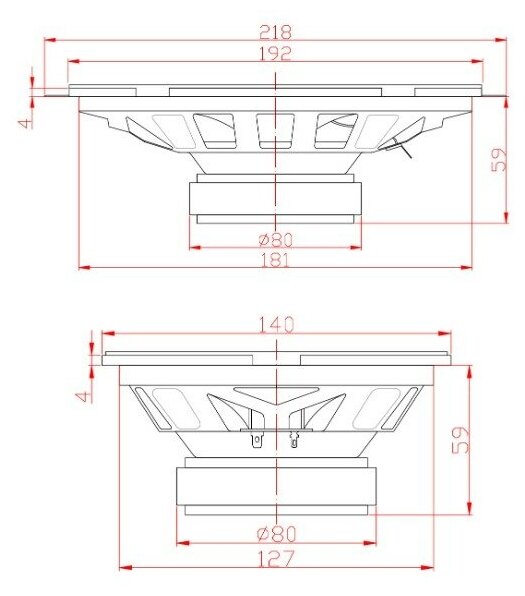 Колонки автомобильные URAL Молот АС-М57, 13x18 см (5x7 дюйм.), комплект 2 шт. [урал ас-м57] - фото №10