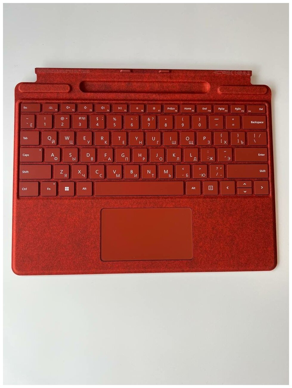 Клавиатура Microsoft Surface Pro 8/Pro X Signature Keyboard Red (8XA-00021) Англо Русская раскладка