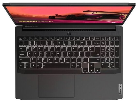 Ноутбук Lenovo IdeaPad Gaming 3 15IHU6 82K1010KRK Onyx Black Core i5-11300H8G256G SSD156 FHD IPS 60Hz AGNV RTX3050 4GWiFiBTNoOS