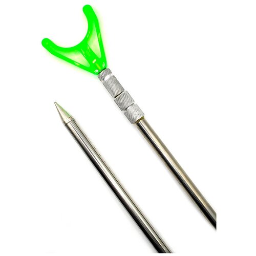 Подставка удилища хром с цангой 80-150см