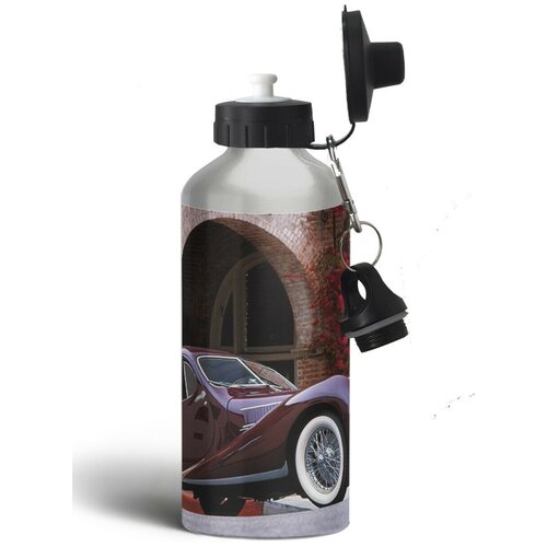фото Бутылка спортивная,туристическая фляга, 500мл машины ретро автомобиль ретрокар - 373 brutbottle