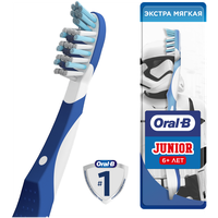 Зубная щетка Oral-B Junior Дисней «Звездные Войны» от 6 лет, мягкая, белый/cиний