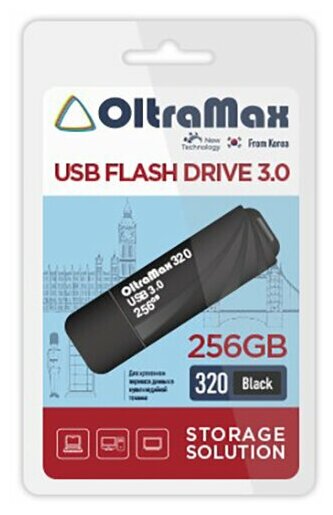 OLTRAMAX OM-256GB-320-Black USB 3.0