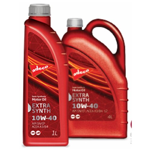 Adeco Extra Synth 10w40 полусинтетика 1л (SN/CF)