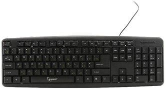 Клавиатура проводная Gembird KB-8320U-BL USB черный 104 клавиши / кабель 1,5м