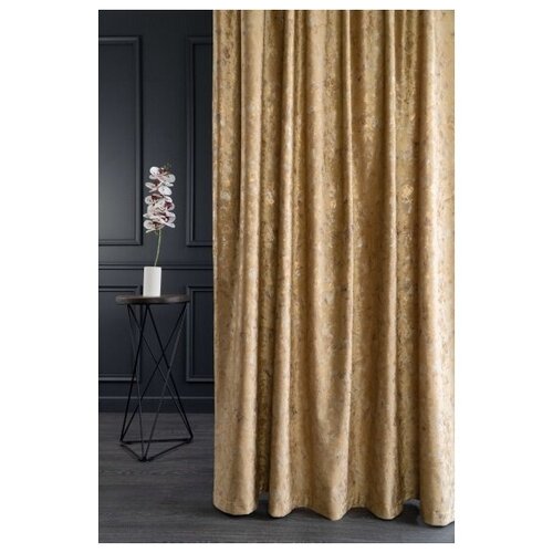 Портьерная штора PEORA Бархат (велюр) B7251-С10 Бежевый 200*260 см