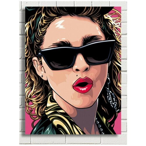 Картина по номерам музыка Madonna - 8919 В 30x40