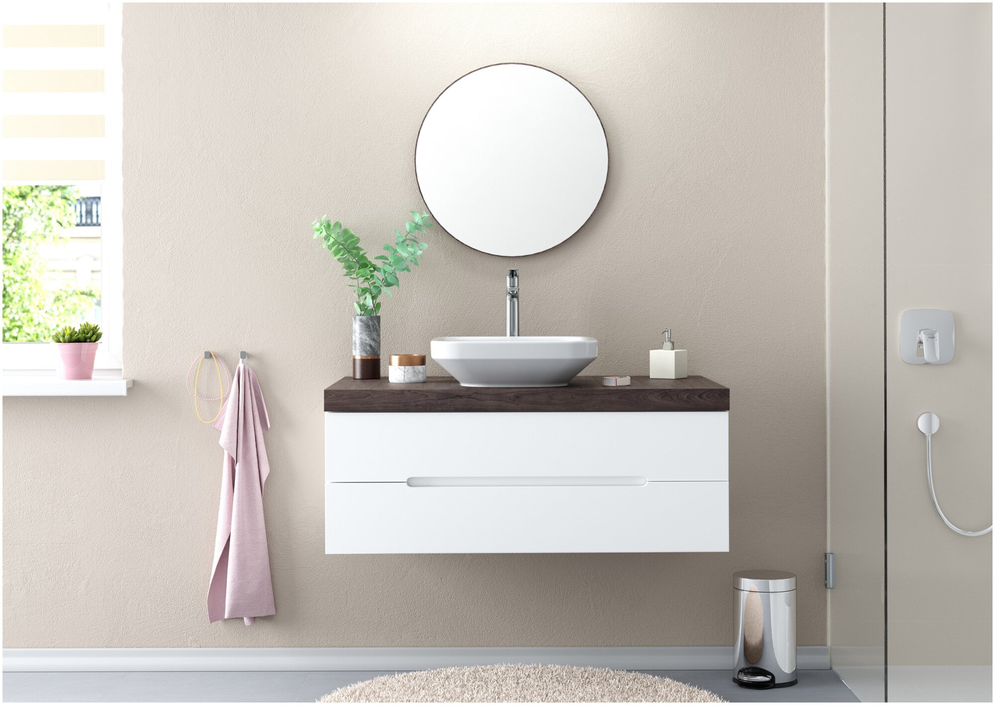Смеситель для раковины Hansgrohe - фото №4