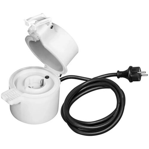 Розетка LEDVANCE Smart+ BT Outdoor Plug Eu, 16 А, с защитной шторкой, с заземлением розетка умная hommyn smart plug rknz01