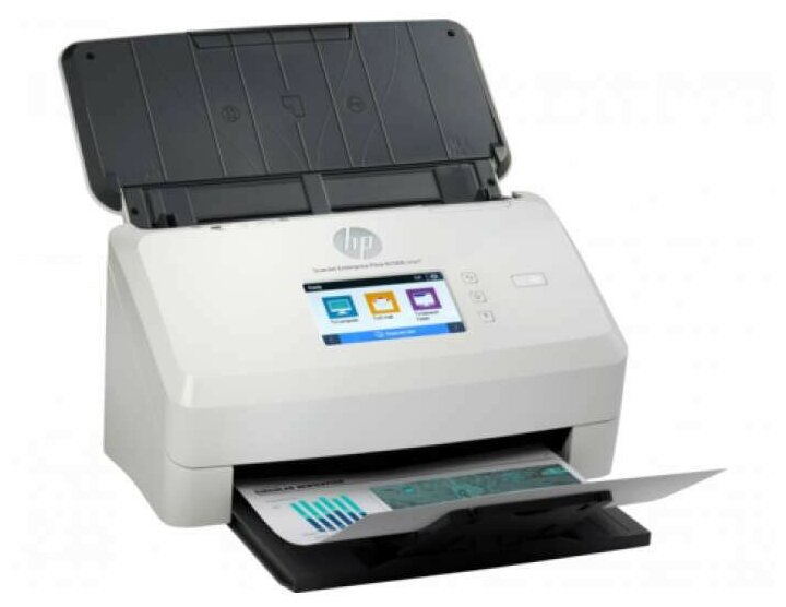 Сканер HP ScanJet Enterprise Flow N7000 snw1 (CIS, A4, 600 dpi, Ethernet 10/100/1000 Base-TX, USB 3.0, Wi-Fi, ADF 80 sheets, Duplex, 75 ppm/150 ipm)