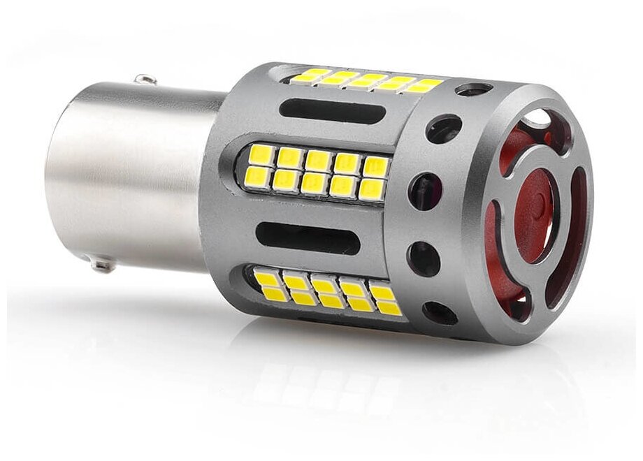 LED лампа для авто ElectroKot Turbine 60 SMD2016 P21W BA15S белая 1 шт