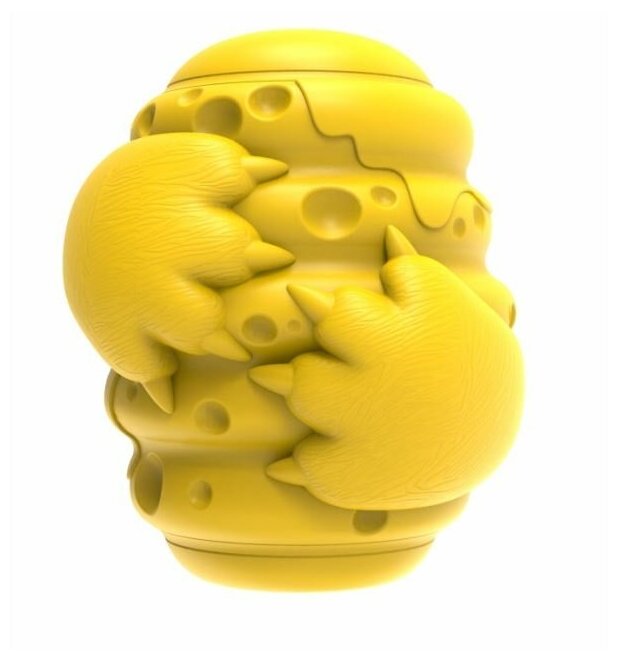 Игрушка для собак Медвежья лапа Bentfores (желтый 32762)