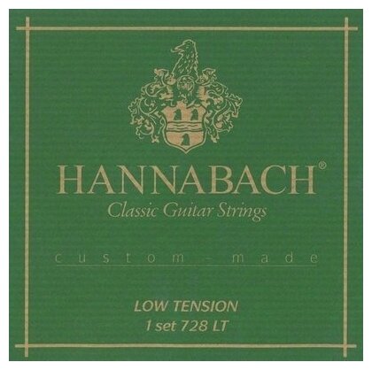 Комплект струн для классической гитары Hannabach 728LTC Carbon Custom Made - фотография № 2
