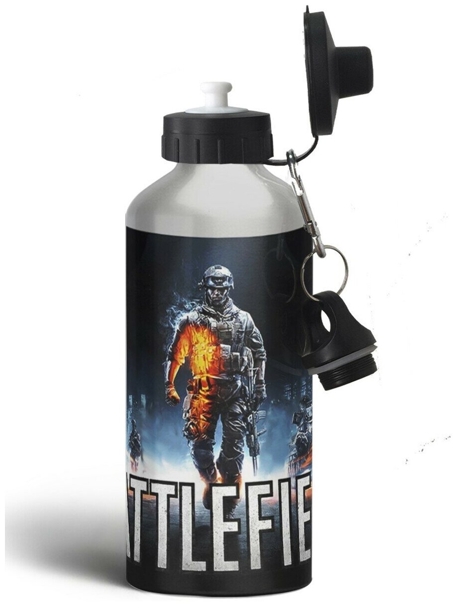 Бутылка спортивная,туристическая фляга, 500мл Battlefield 3-3