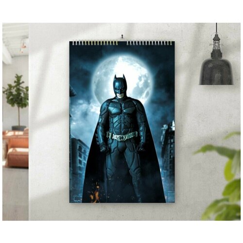 Календарь Mewni-Shop Настенный перекидной Принт А3 Бетмен -6
