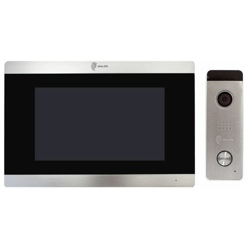 Видеодомофон для дома и квартиры. Монитор сенсорный 7 дюймов AHD и Панель Silver Premium AHD 2 Mp - подключение камеры, архив видео