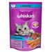 Whiskas корм сухой Подушечки с паштетом с Лососем для взрослых кошек 350г