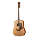 F66012-N Акустическая гитара 12-струнная, цвет натуральный, Caraya - изображение