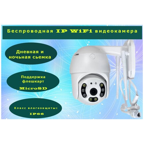 Камера видеонаблюдения CAMERA IP WiFi Беспроводная поворотная IP камера Поворотная Wi-Fi Camera купольная 220000₽