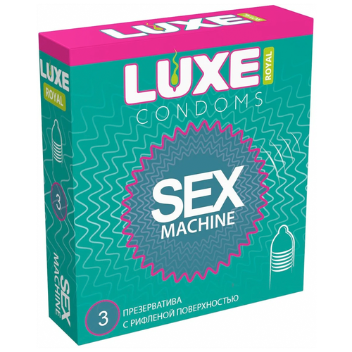 Big Box Sex Machine презервативы luxe royal sex machine 3 шт