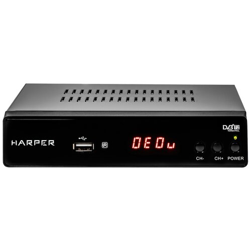 Приставка цифрового ТВ Harper HDT2-5050 цифровой тюнер сигнал hd 350