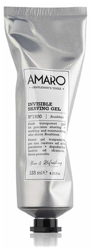 Гель Farmavita Amaro Invisible Shaving Gel , 125 мл