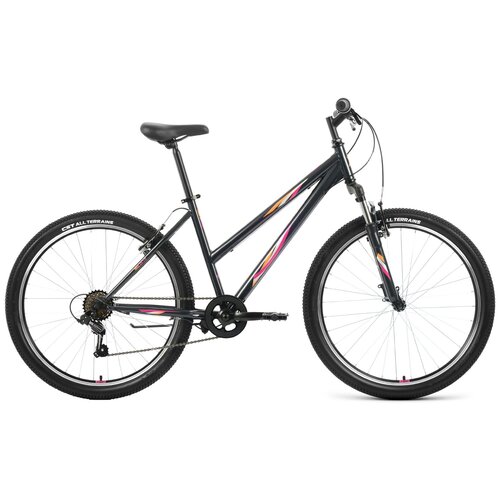 Горный MTB велосипед Forward Iris 26 10 2022 рама 17 серо-розовый 1959000₽