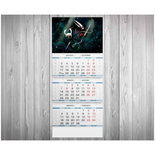 Календарь MIGOM Квартальный Принт Hollow Knight - HK0008