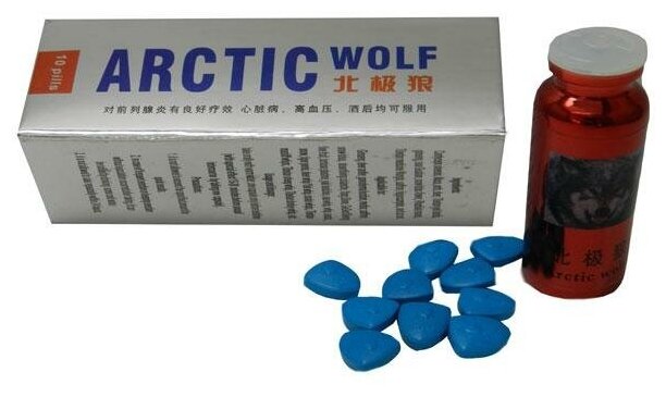 ARCTIC WOLF / Арктический волк для мужчин 10 капсул / Средство для повышения потенции, эрекции / Пролонгатор / Возбуждающий препарат / От простатита