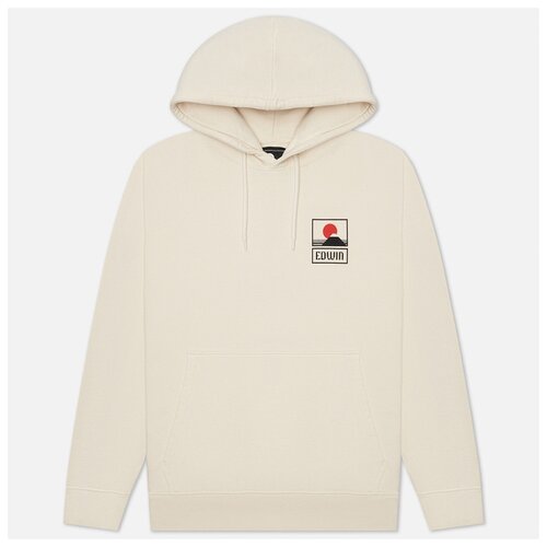 Мужская толстовка Edwin Sunset On Mount Fuji Hoodie бежевый, Размер M