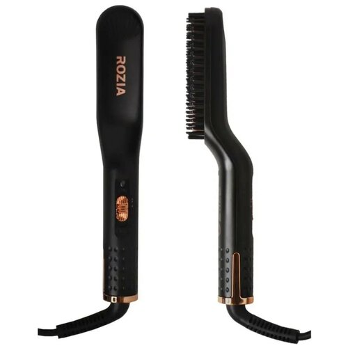 Мужская расческа для выпрямления волос RoziaPro/расческа для бороды/Профессиональная расческа /Расческа-выпрямитель для волос