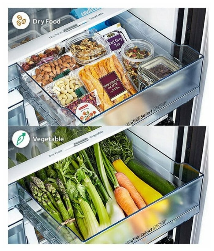 Многокамерный холодильник HITACHI R-WB 642 VU0 GS, Серебристое стекло - фотография № 11