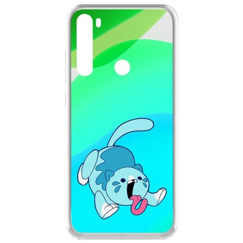 Чехол-накладка / чехол для телефона / Krutoff Clear Case Хаги Ваги - Конфетная Кошка для Xiaomi Redmi Note 8