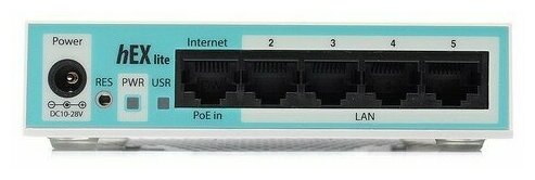 Роутер MIKROTIK hEX lite, белый [rb750r2] - фотография № 19