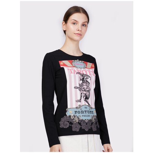 фото Лонгслив с принтом braccialini ru 46 / eu 40 / m