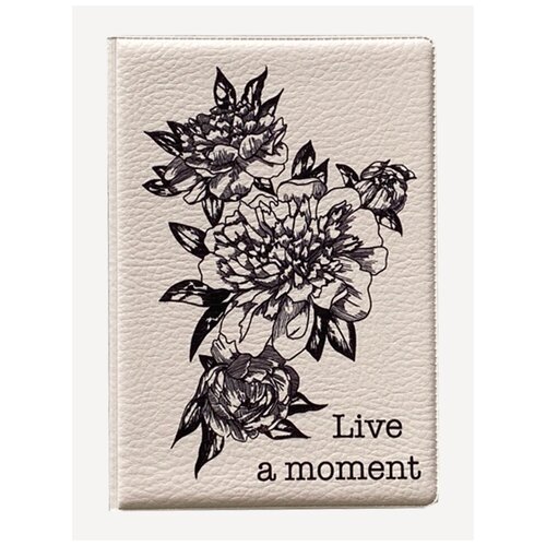 фото Обложка на паспорт wonder me gift/ чехол для документов мужской/женский из экокожи розы /дополнительный прозрачный карман/ на загранпаспорт