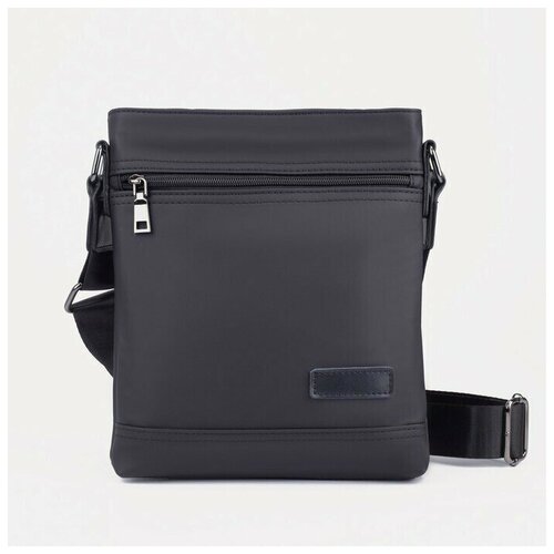 фото Сумка, один отдел на молнии, 2 наружных кармана, водонепроницаемая, чёрный нет бренда