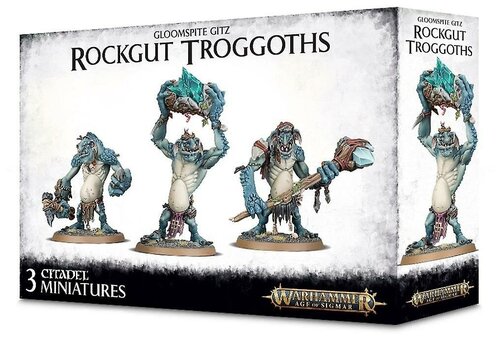 Миниатюры Warhammer Games Workshop Набор Сумрачные поганцы: каменные трогготы (GLOOMSPITE GITZ ROCKGUT TROGGOTHS)