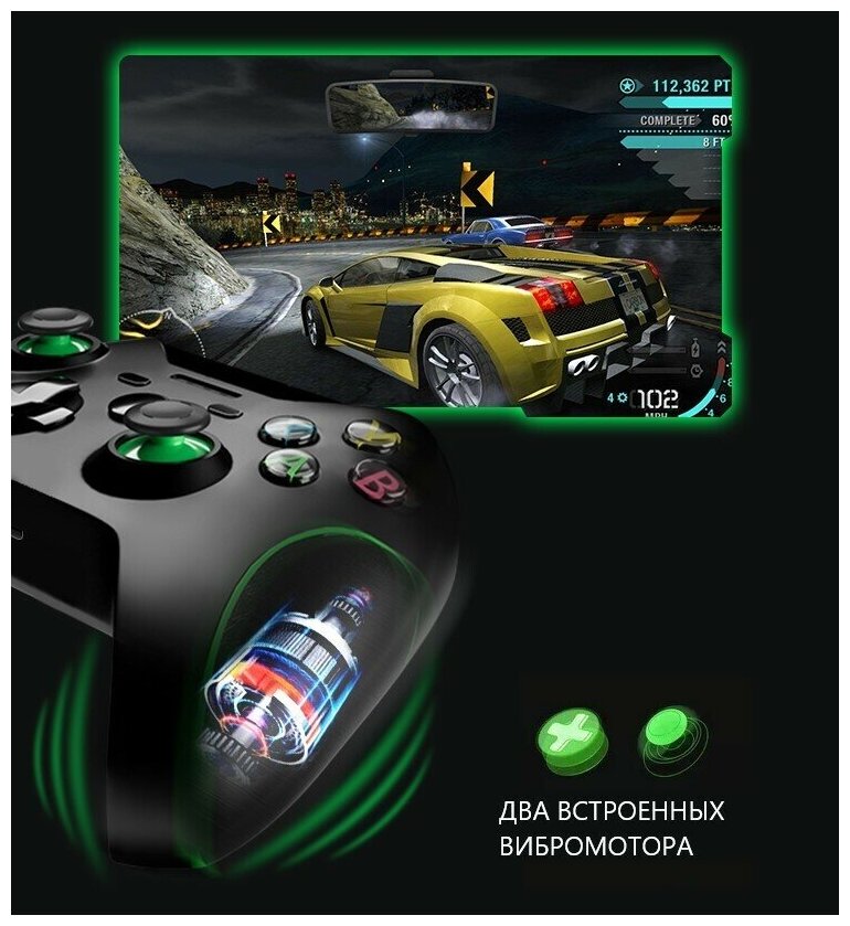 Беспроводной джойстик для Xbox Series One Series S и Series X (Белый)