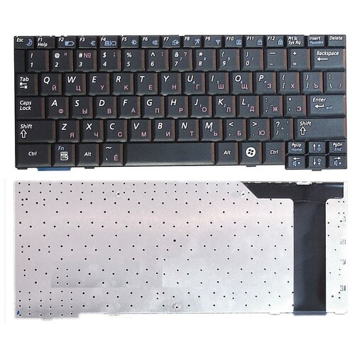 Клавиатура keyboard BA59-02527C для ноутбука Samsung NC20 черная 1734₽