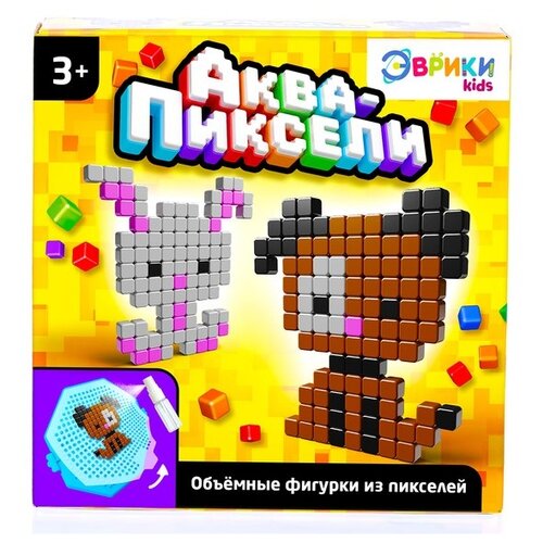 ЭВРИКИ Аквамозаика Зверята, 3686461 разноцветный эврики аквамозаика зверята 3686461 разноцветный