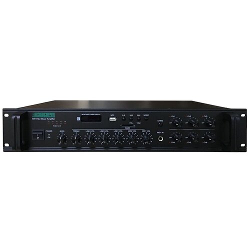 DSPPA MP-610U микшер-усилитель dsppa mp 210u микшер усилитель 60 вт 100в